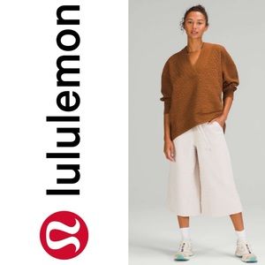 Lululemon rippled v neck pullover
